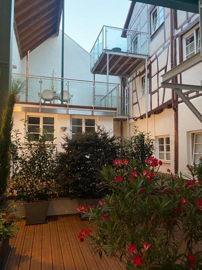 Das Schiefe Haus- Wohnung "Nibelungen" Heppenheim  Екстер'єр фото